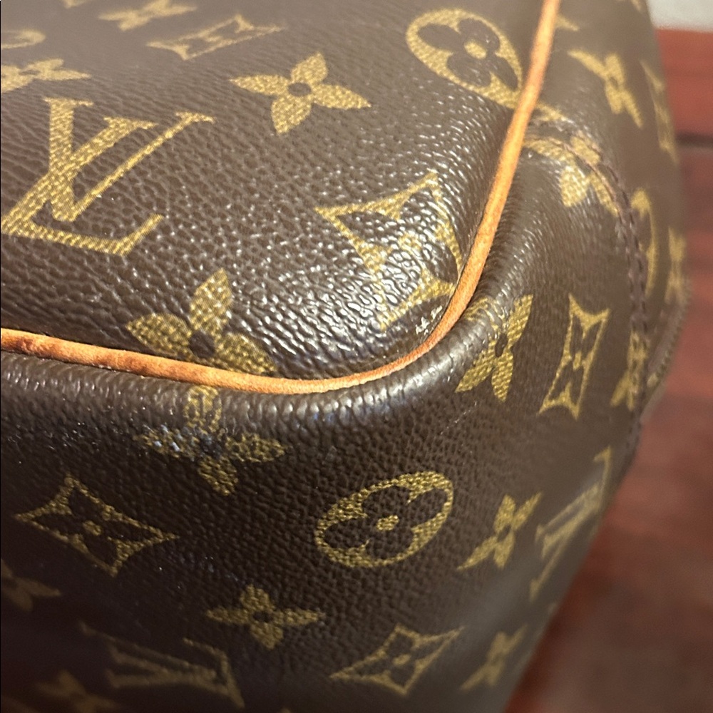 Louis Vuitton Brown Monogram Top-Handle  Deauville Satchel - Picture 9 of 13